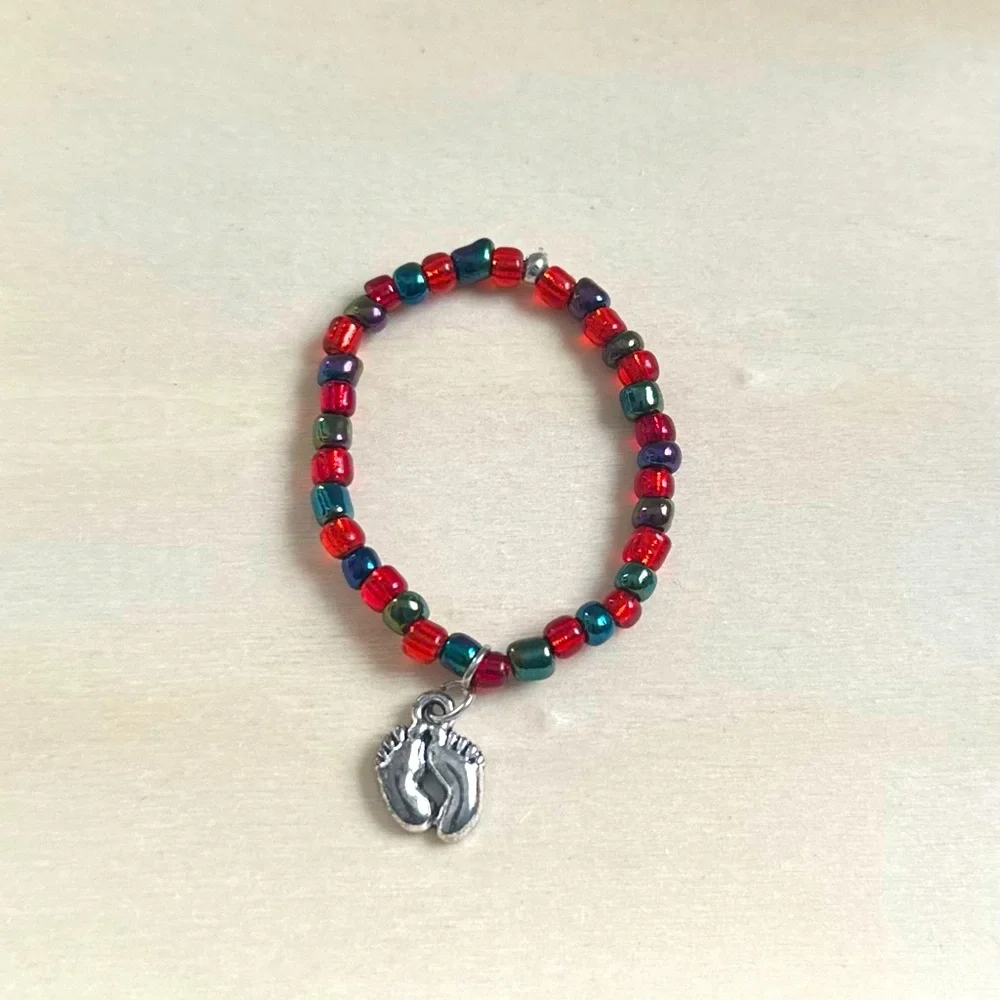 HandCrafted Mano Azabachè Baby Bracelet - Picture 3 of 4